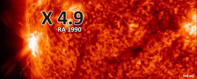 Llamarada Solar X4.9 25022013 Indagadres wp